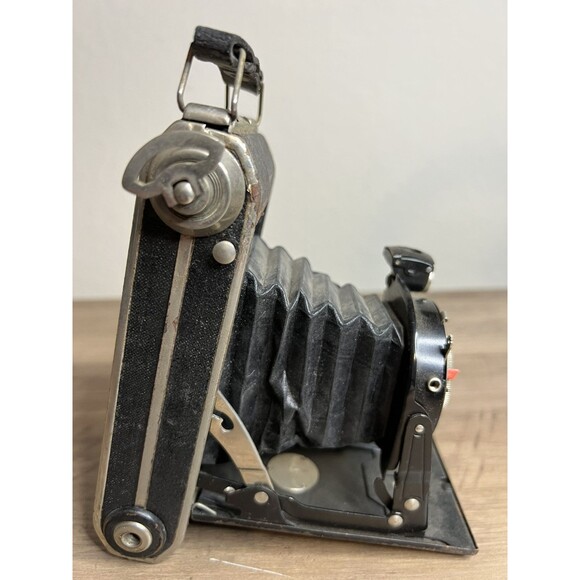 Stelo 6x9 Folding Camera W/ 105mm F4.5 Weltar Lens Antique Germany For Parts VTG - Picture 10 of 12